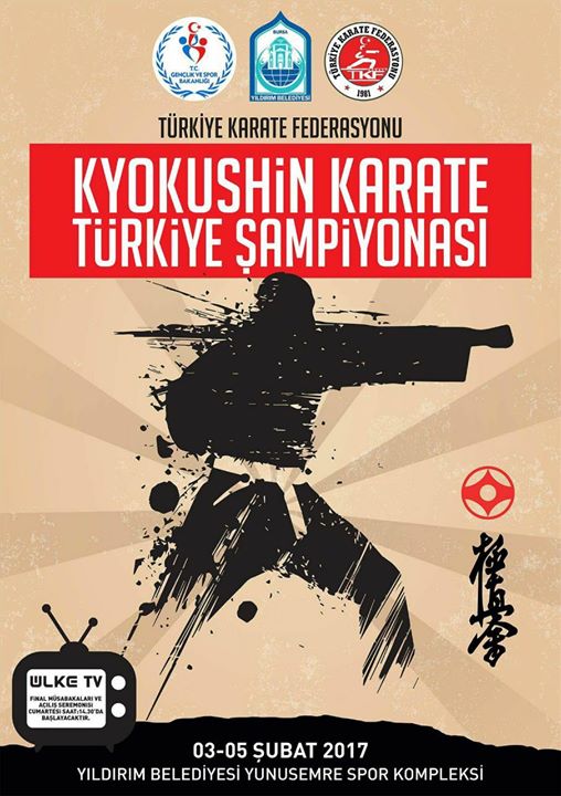 karate tournament poster